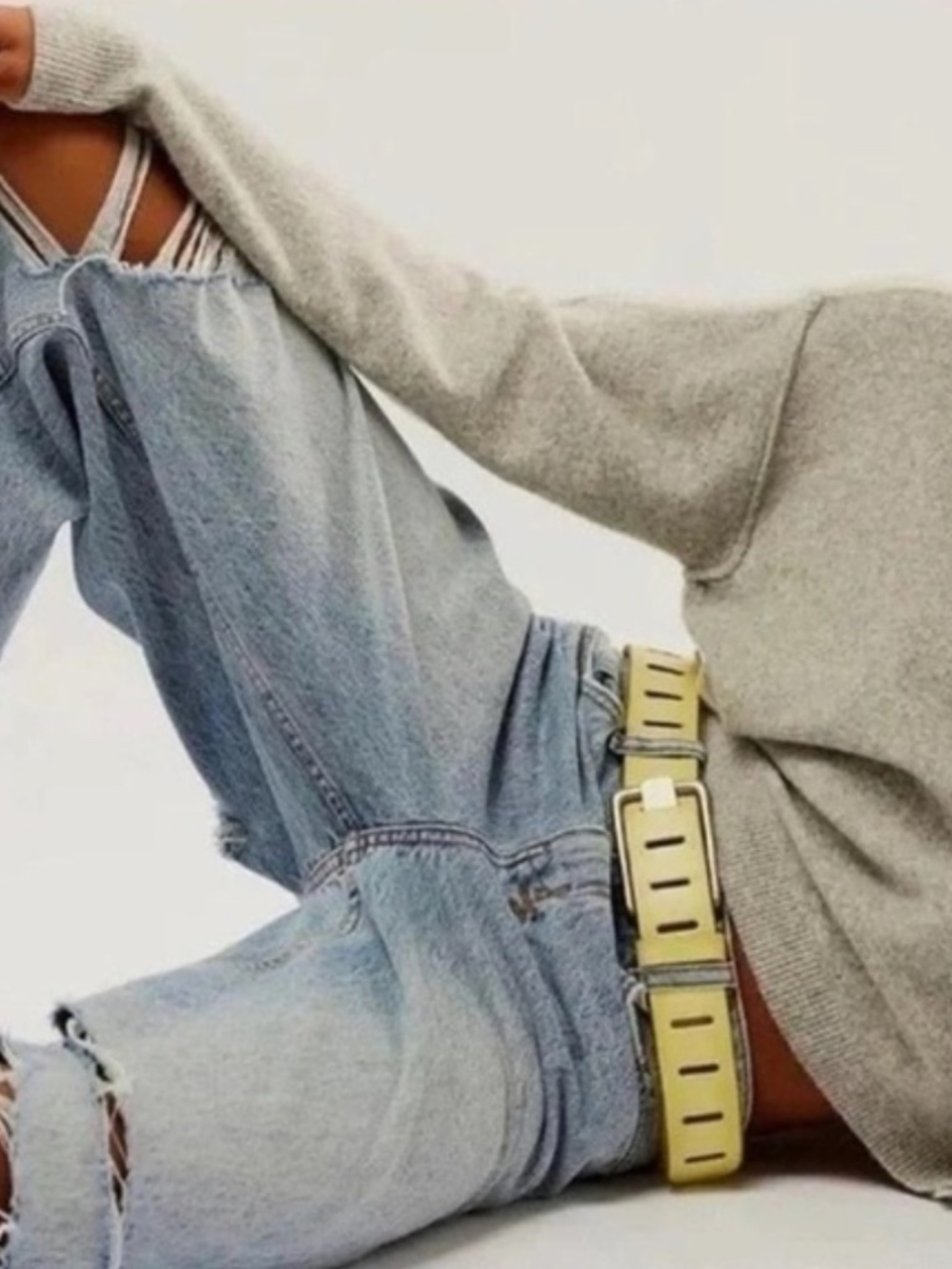 Free People Jona Belt - yellow - S/M